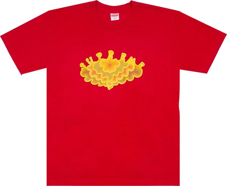 

Футболка Supreme Cloud Tee 'Red', красный