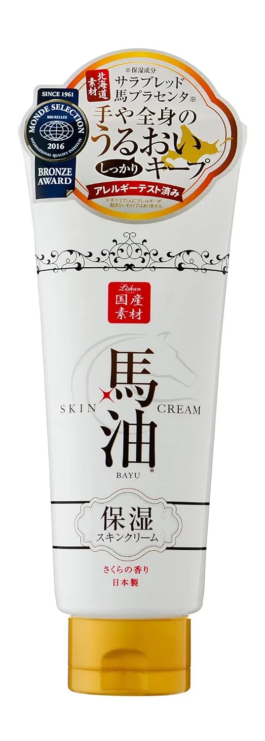 Крем для тела Horse Oil Skin Cream с ароматом вишни, 200 мл, リシャン
