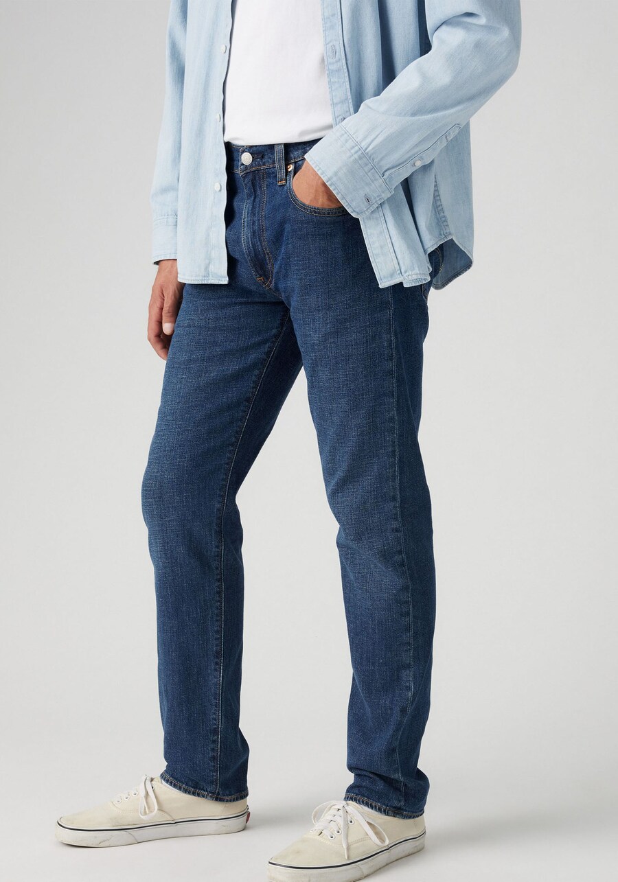 Повседневные джинсы LEVIS ┬о 502┬о Taper Linen + Denim, Dark blue — фото 2