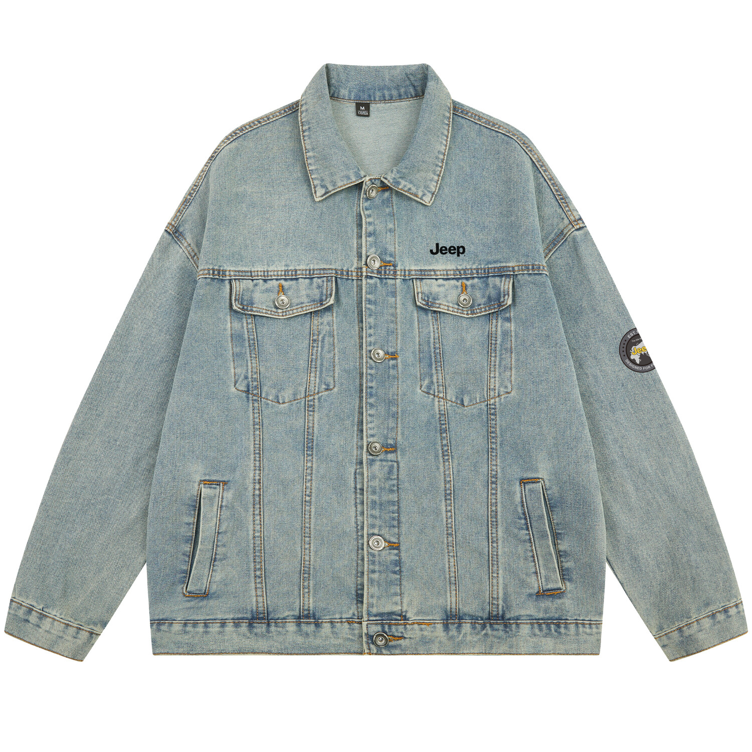 

Джинсовая куртка унисекс Jeep, цвет Denim Blue