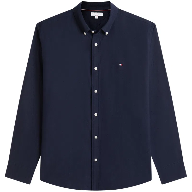 Мужская рубашка с воротником Tommy Hilfiger, Navy Blue DW5 — фото 3