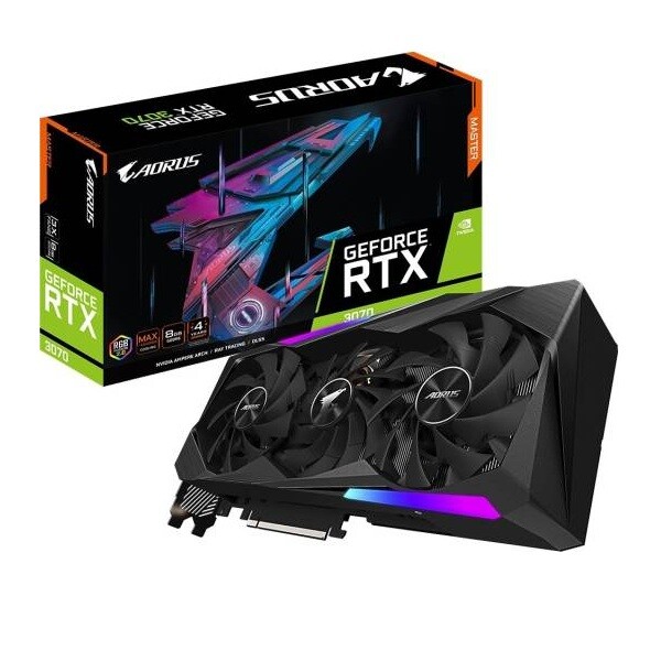 

Видеокарта GIGABYTE AORUS GeForce RTX 3070 MASTER 8Gb