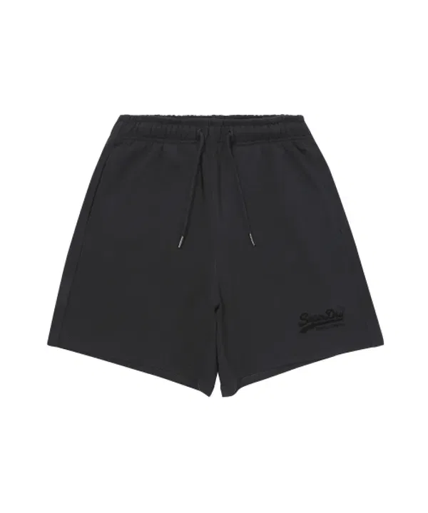 Шорты спортивные с логотипом Superdry, черный