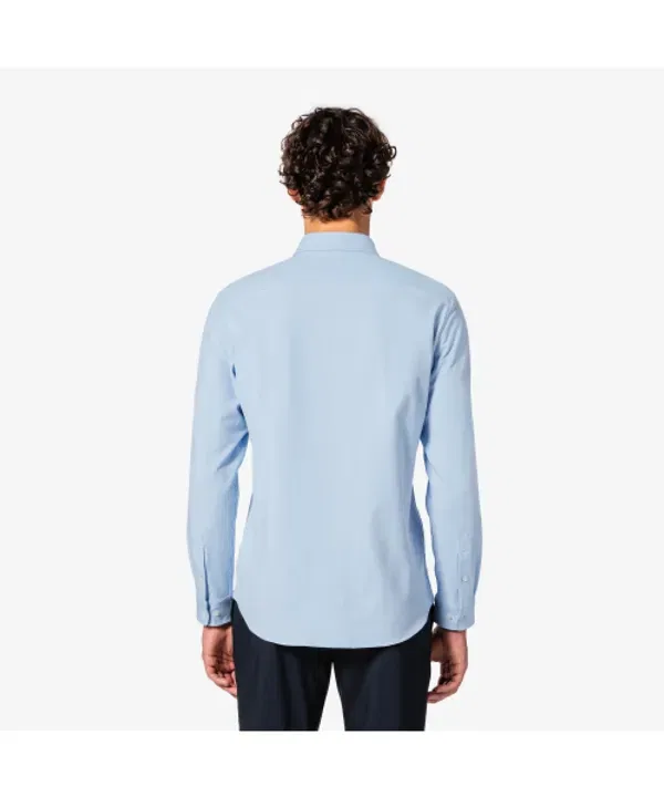 Мужская рубашка из джерси, однотонная, ch302e-55n, Lacoste — фото 3