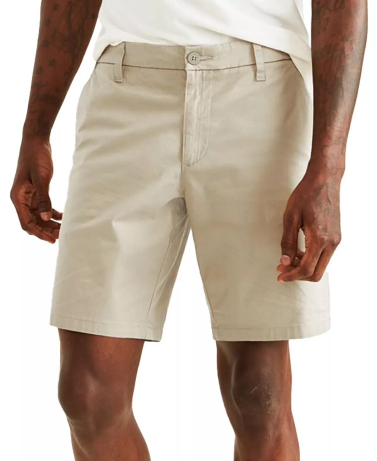 

Мужские эластичные шорты Dockers Big & Tall Ultimate Supreme Flex Stretch Solid 9", светлый хаки (Размер W46)