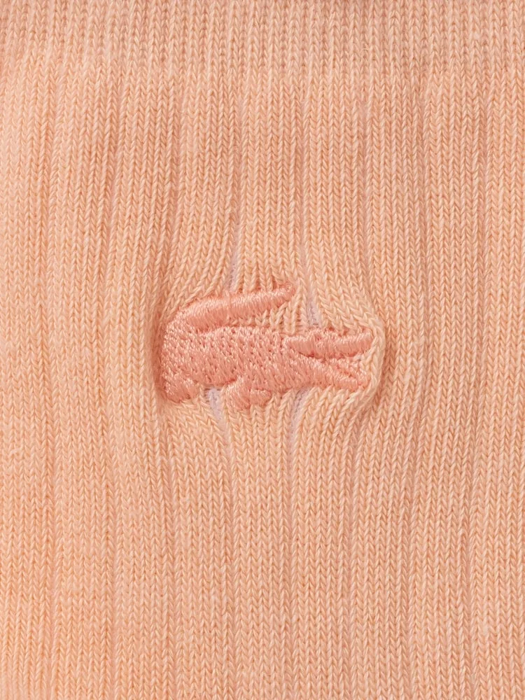 Носки женские LACOSTE Pink, Кружевные, Розовые — фото 2