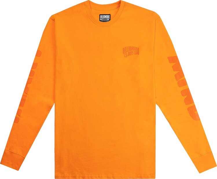 

Лонгслив Billionaire Boys Club Mindset Long-Sleeve Tee 'Nectarine', оранжевый