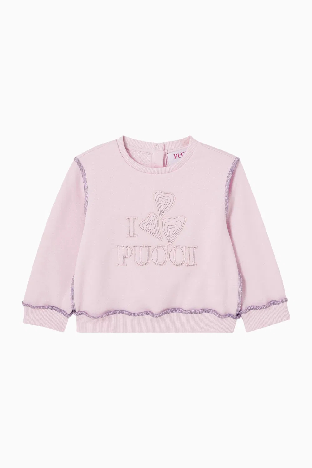 Свитшот хлопковый с логотипом Emilio Pucci