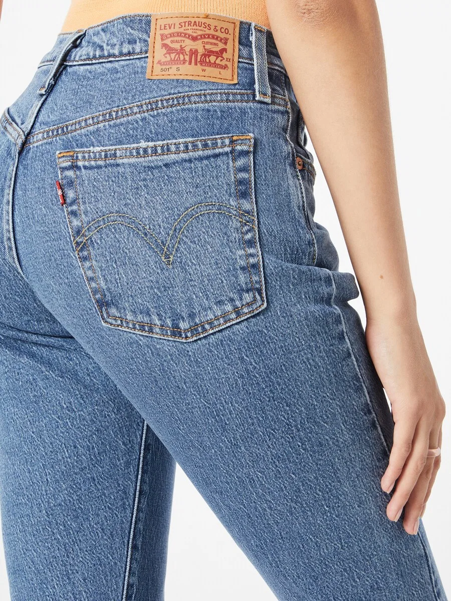 Джинсы LEVI'S Slim fit '501 Skinny' синего цвета — фото 2