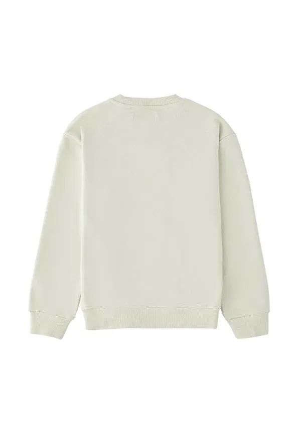 Свитшот хлопковый Sweatshirt Roy Rogers, beige, бежевый — фото 2