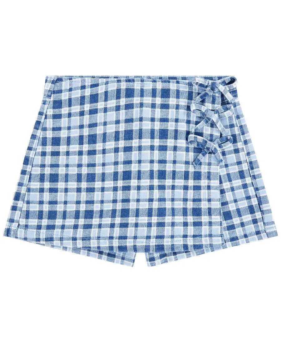 Юбка-шорты с принтом в клетку Levi's, Drew Me In