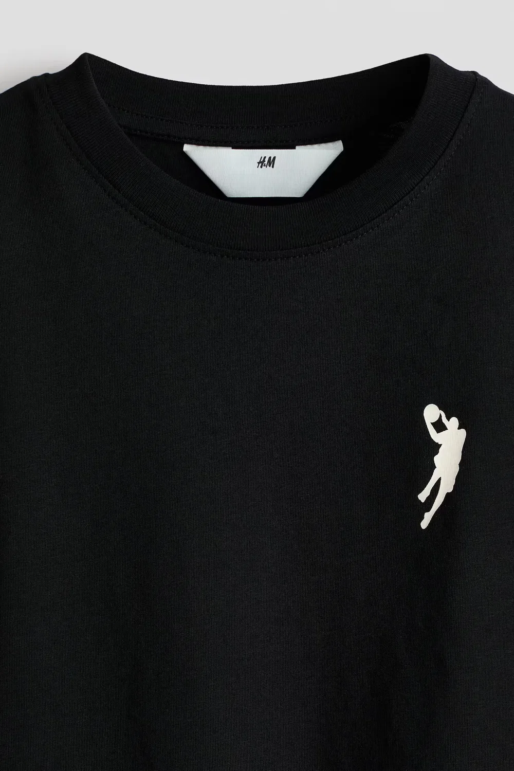 Набор из 5 хлопковых футболок H&M, Knallblau/Basketballspieler — фото 2