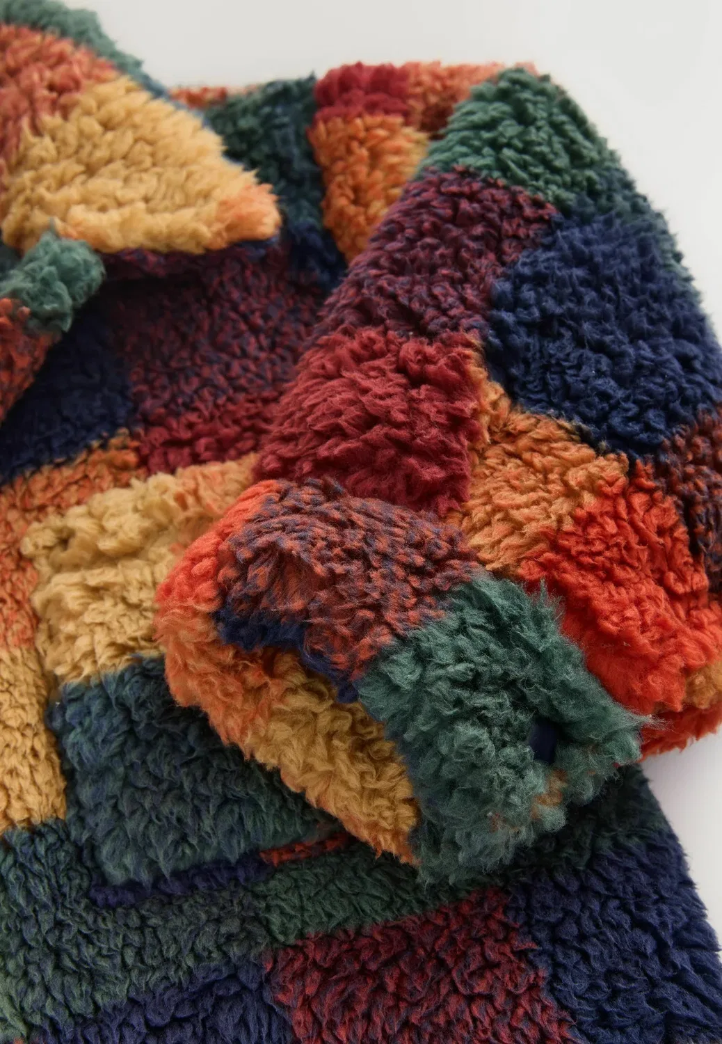 Куртка-Рубашка из флиса стандартного кроя Next, Multi Coloured Check — фото 3