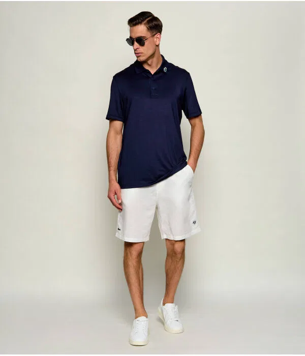 Мужские шорты из льна Lacoste, белый — фото 2
