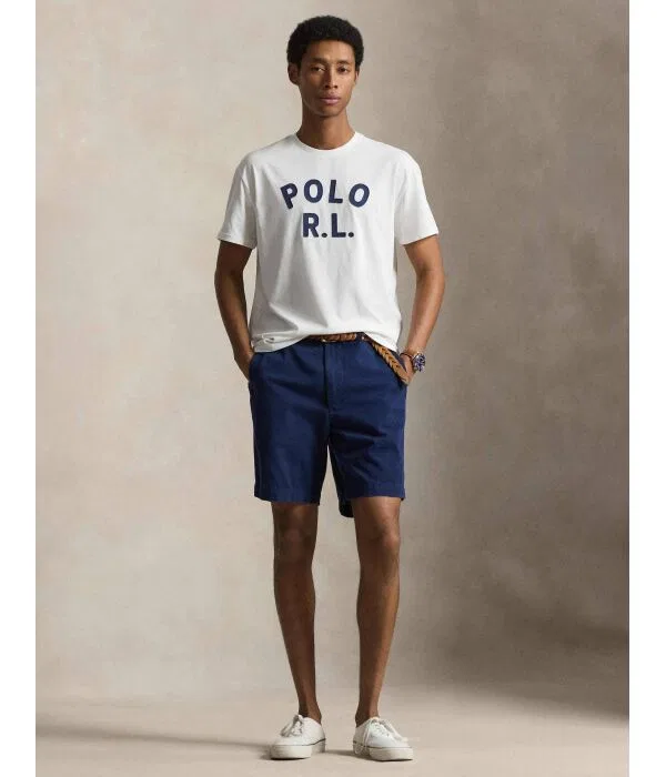 Мужская футболка хлопковая Polo Ralph Lauren, белый — фото 2