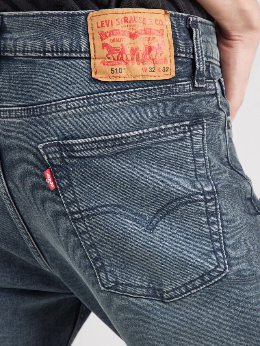 Джинсы LEVI'S Skinny Jeans '510 SKINNY' цвета морской синевы — фото 3