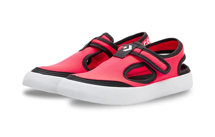 Детские сандалии с принтом Chuck Taylor All Star Converse, Красный Черный Белый — фото 3