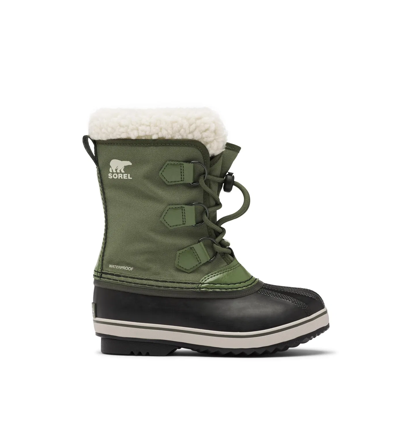 Детские зимние ботинки для мальчиков Yoot Pac Nylon Wp Sorel, Hiker Green — фото 4