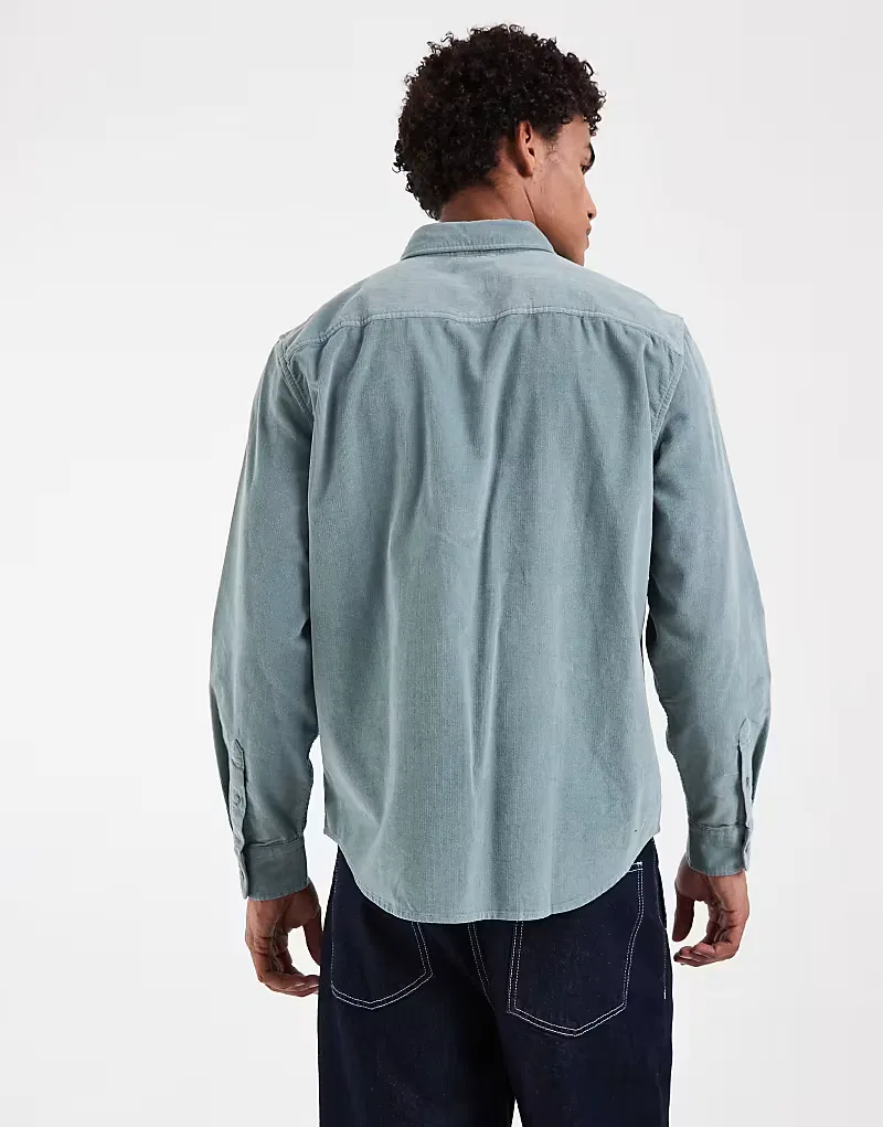 Рубашка кордовая authentic на пуговицах Levi's, синий — фото 2
