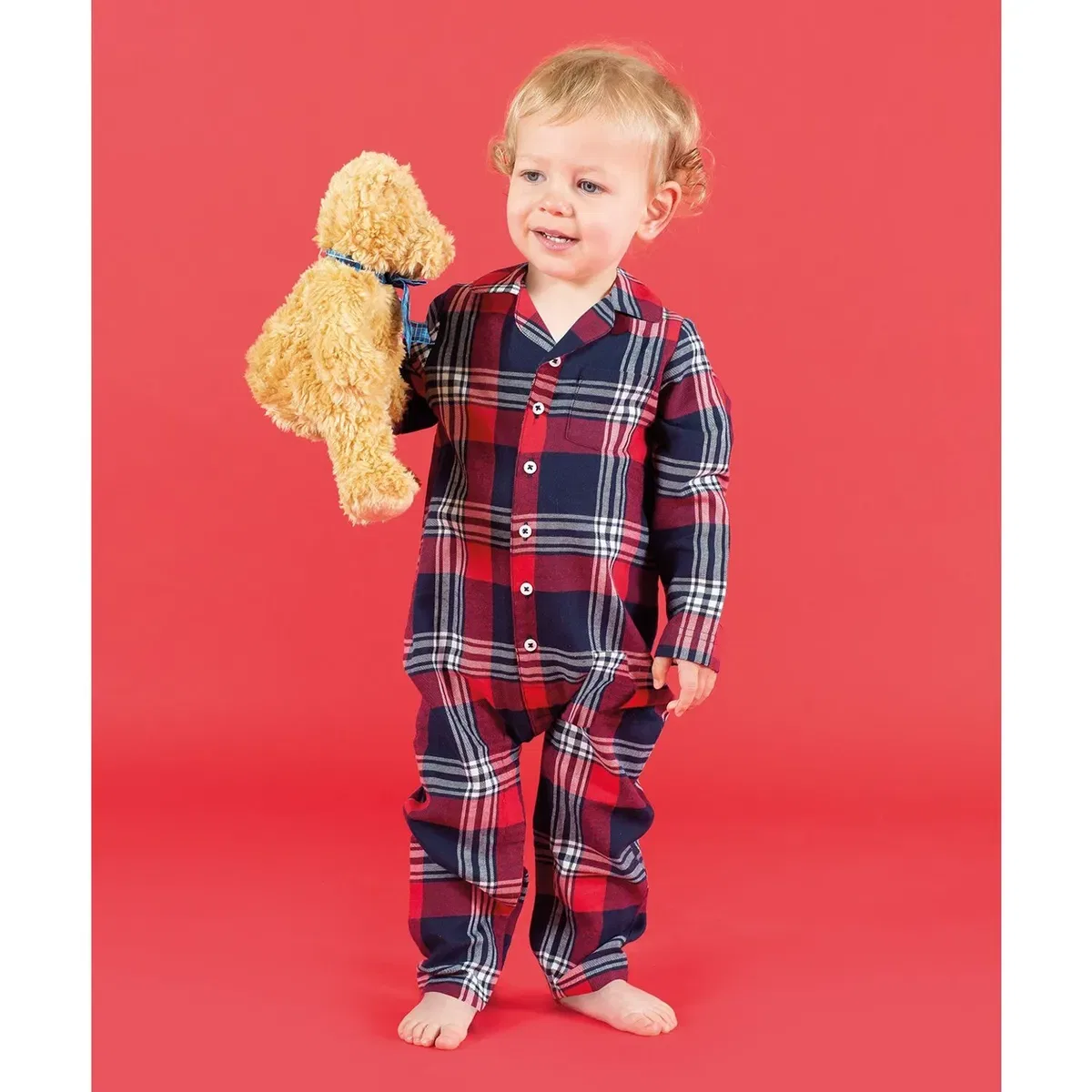 Детский комбинезон для сна Tartan Larkwood, Red