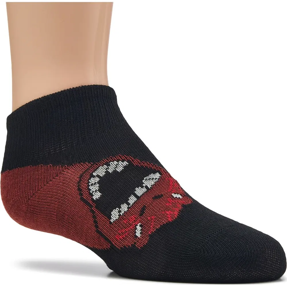 Набор из 6 детских низких носков Sof Sole, Black Dinosaur Assorted — фото 4