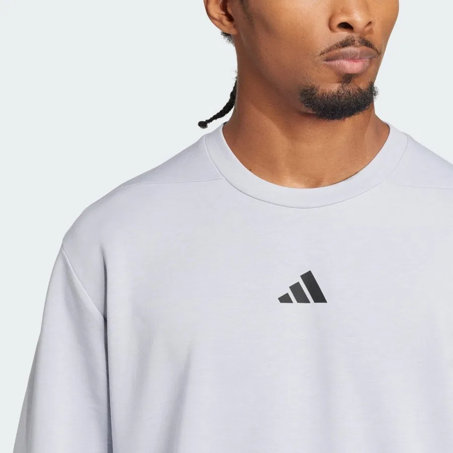 Свитшот с круглым вырезом Performance JP0927 Designed for Training Crew adidas, Синий — фото 4