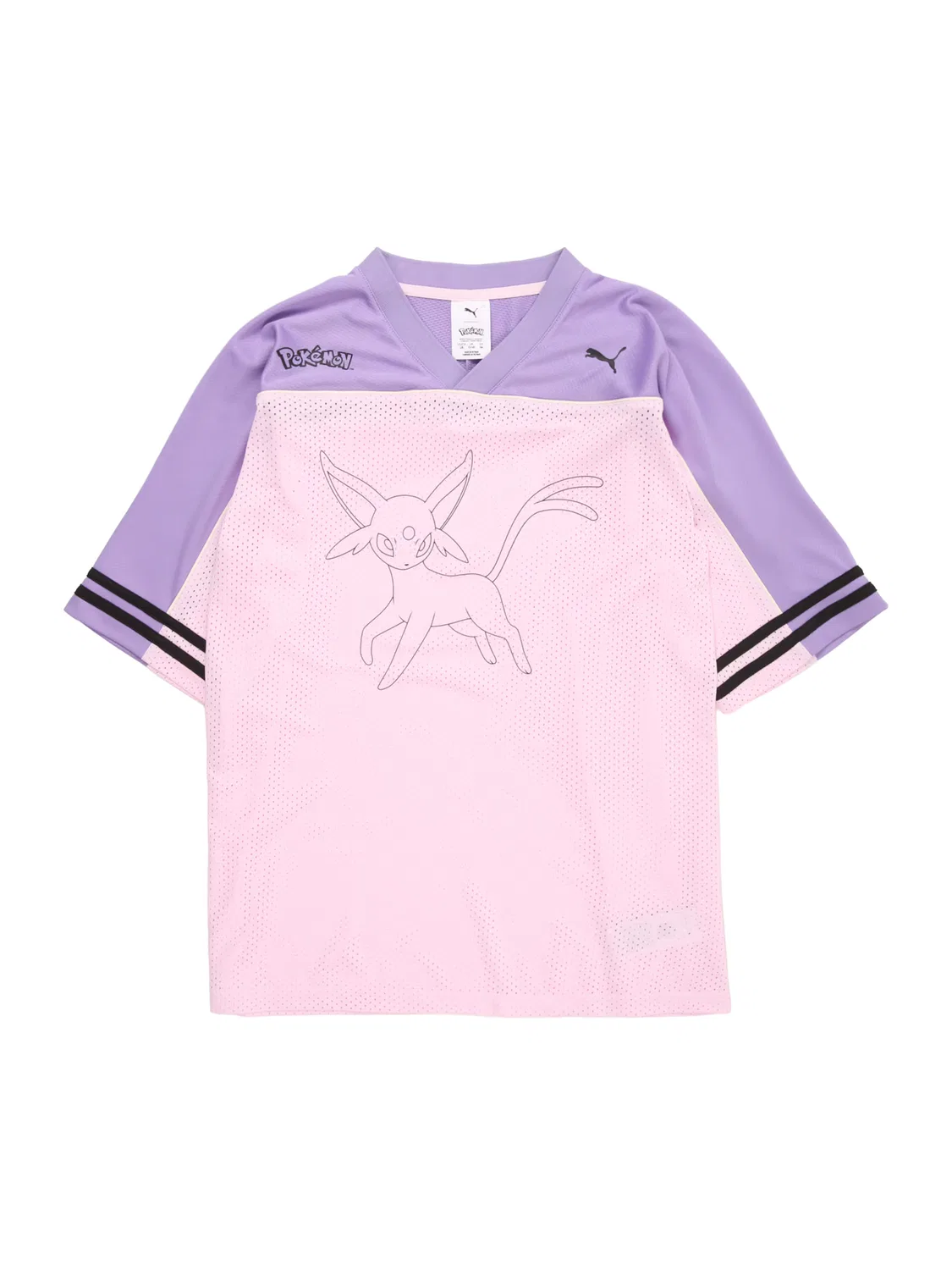Футболка PUMA Puma x Pokemon сливового и темно-фиолетового цвета