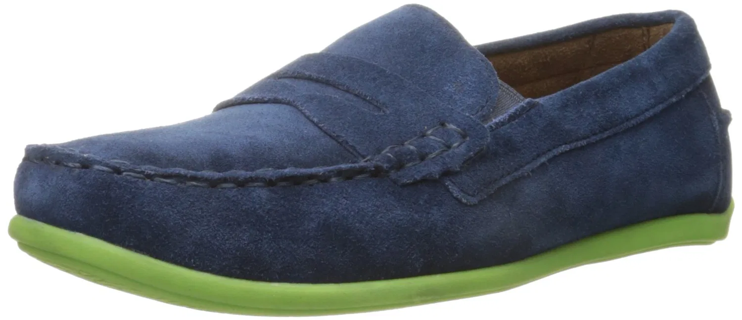Детские мокасины для мальчиков с кожаным верхом Jasper Driver Florsheim, Blue Suede