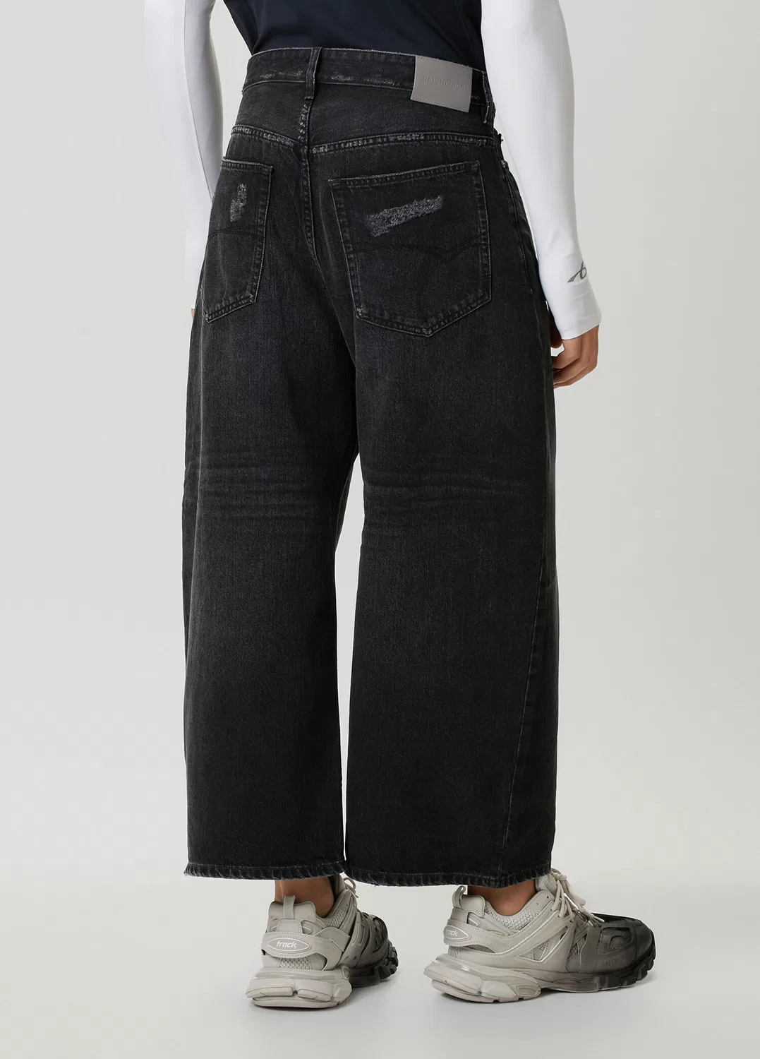 Джинсы Balenciaga Round Fit, Black — фото 3