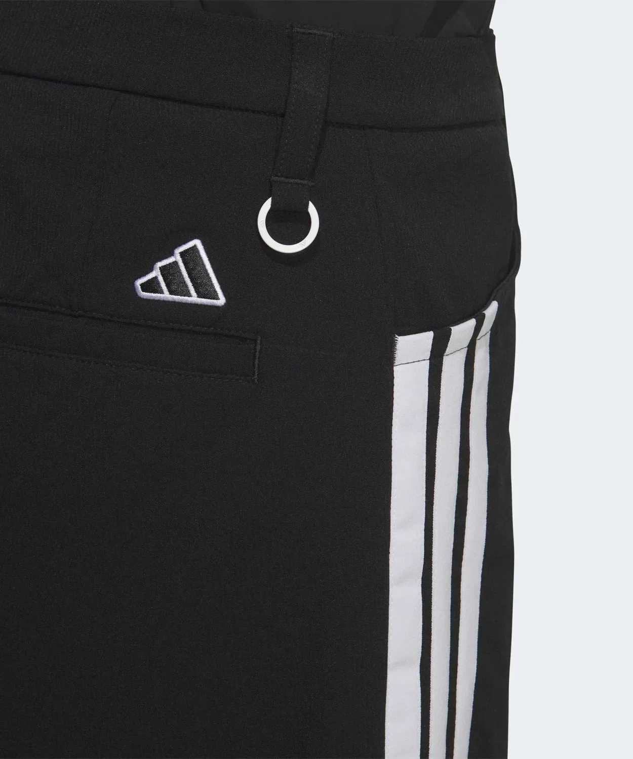 Женские шорты свободного кроя с принтом Three Stripes Adidas Golf, Black — фото 3