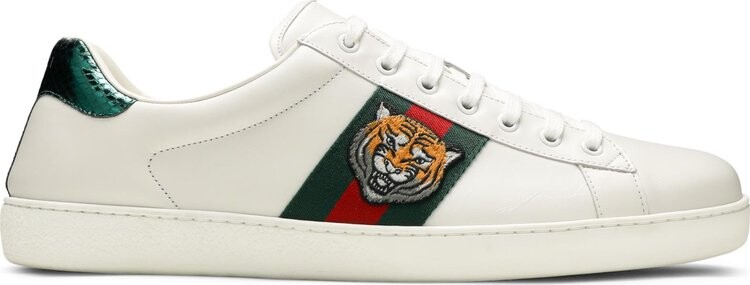 

Кроссовки Gucci Ace Embroidered Tiger, белый