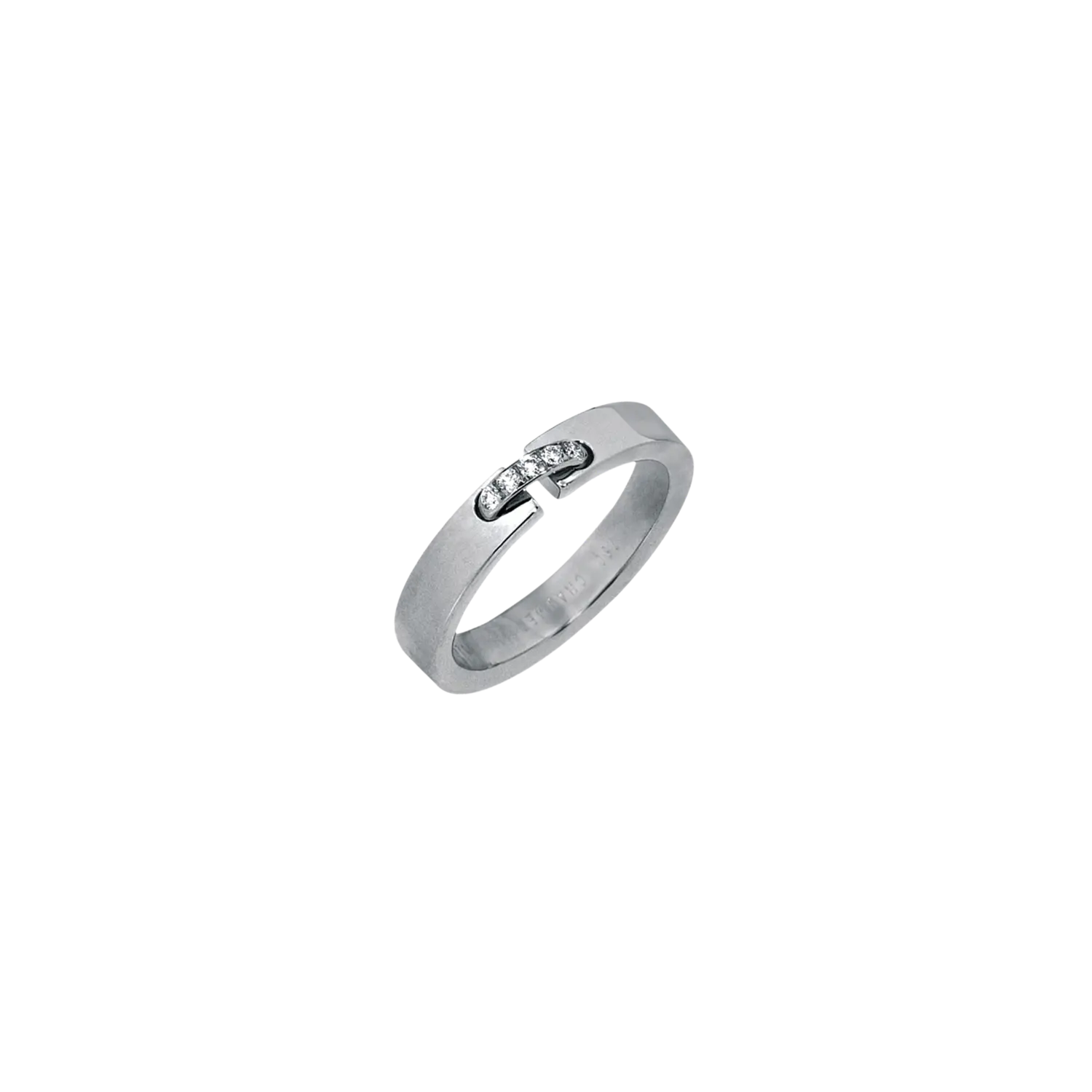 

Обручальное кольцо Chaumet из белого золота с бриллиантами