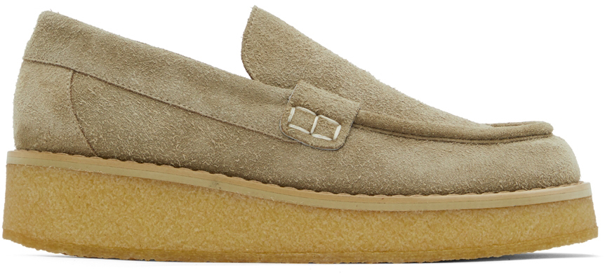

Зеленые замшевые мокасины Maison Margiela