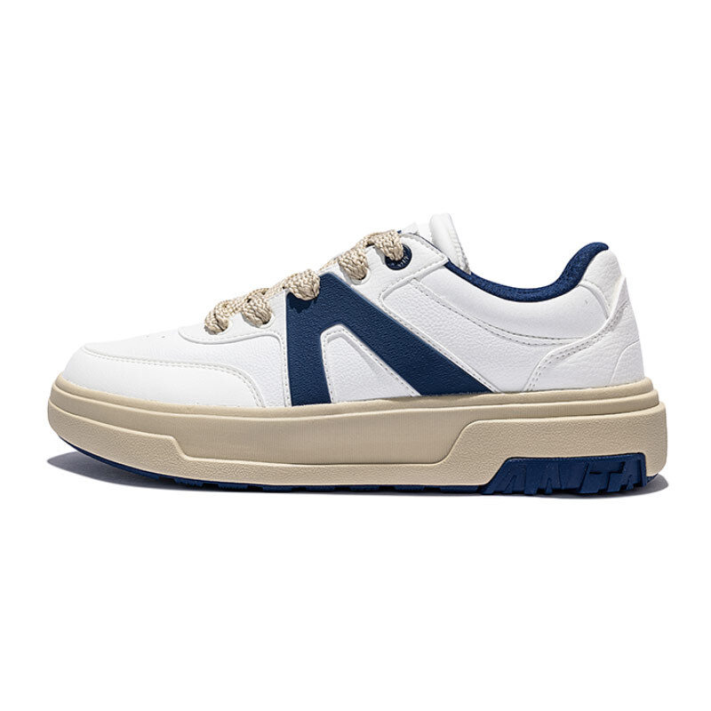 

Кроссовки ANTA Life Collection Skateboarding Shoes Men Low-top Ivory/Deep Nautical Blue, слоновой кости/серый/темно-синий