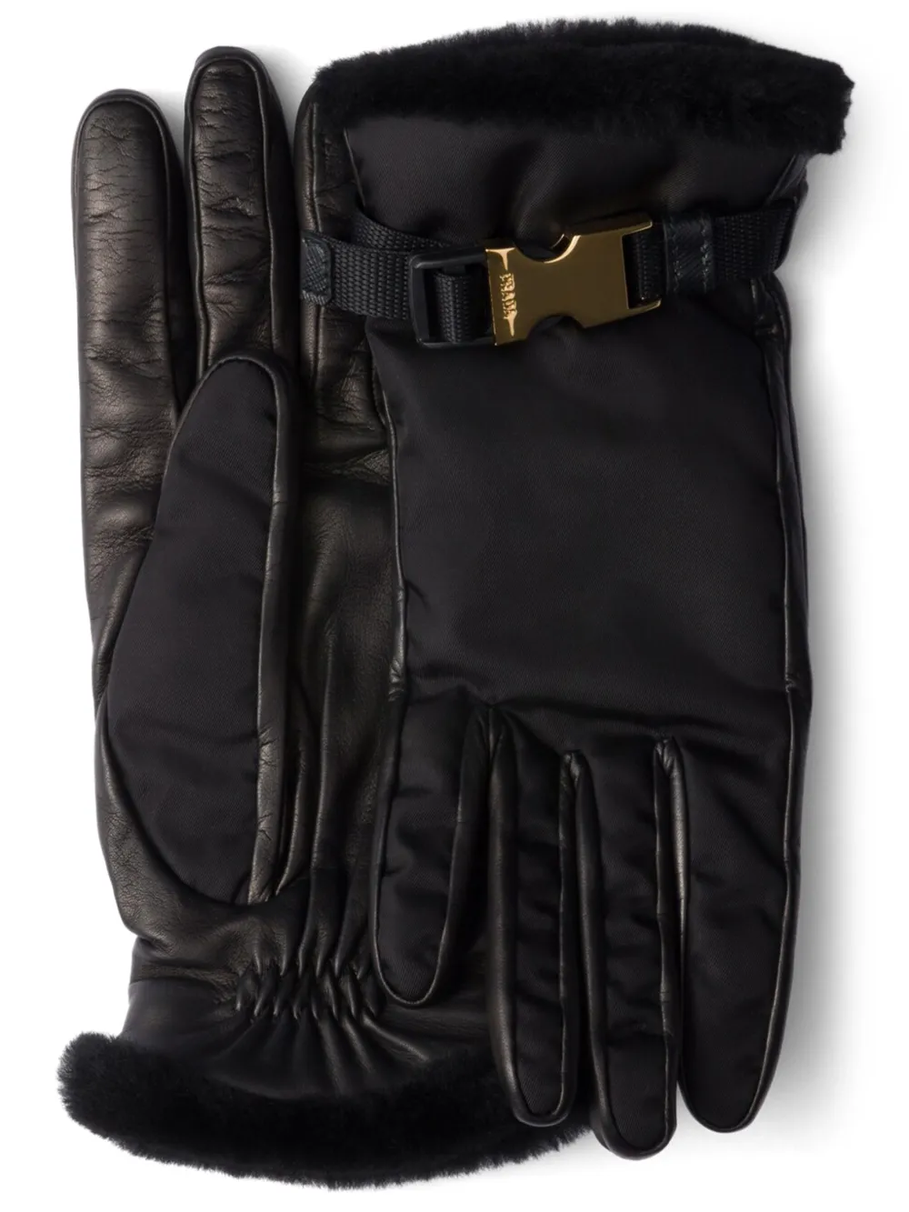 

Перчатки Re-Nylon Prada, черный