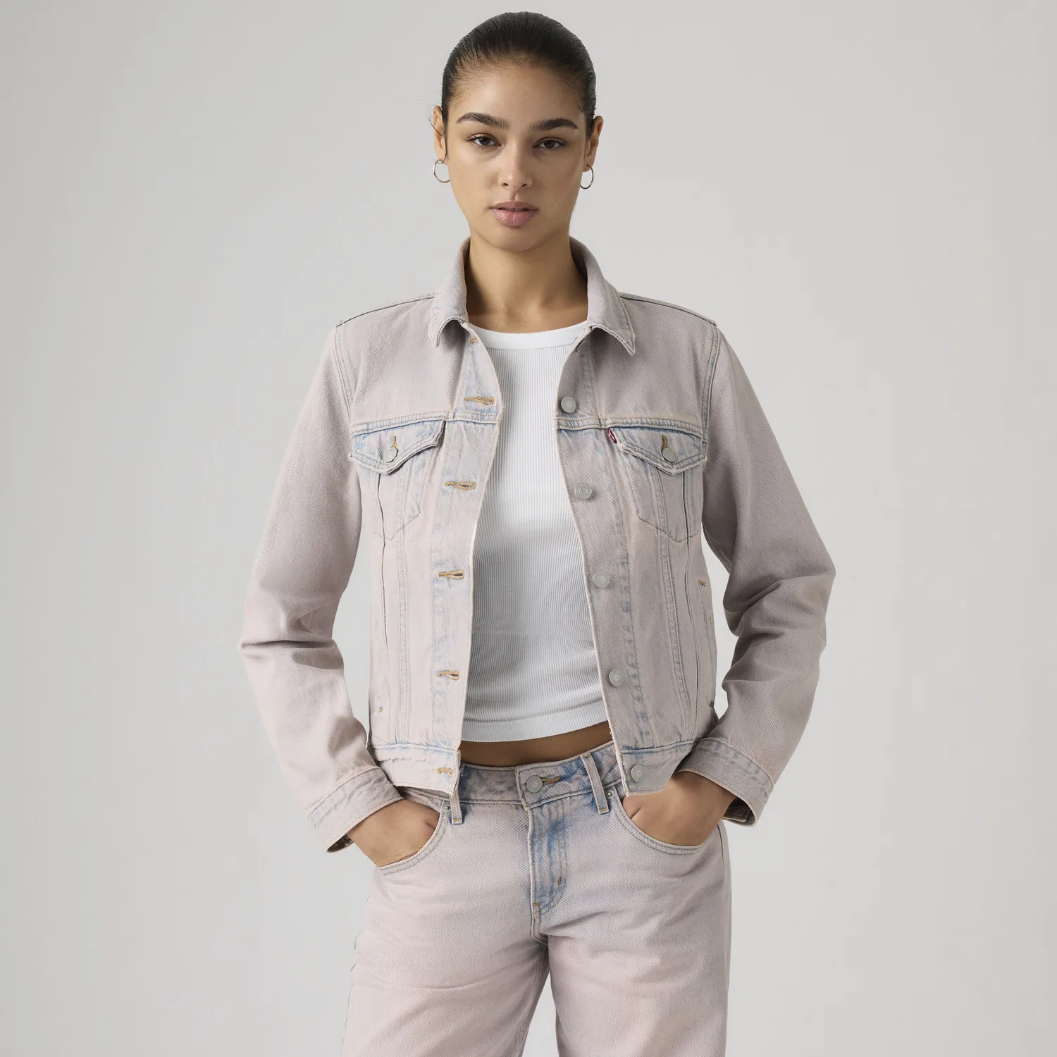 Оригинальная куртка дальнобойщика Levi's, Pink