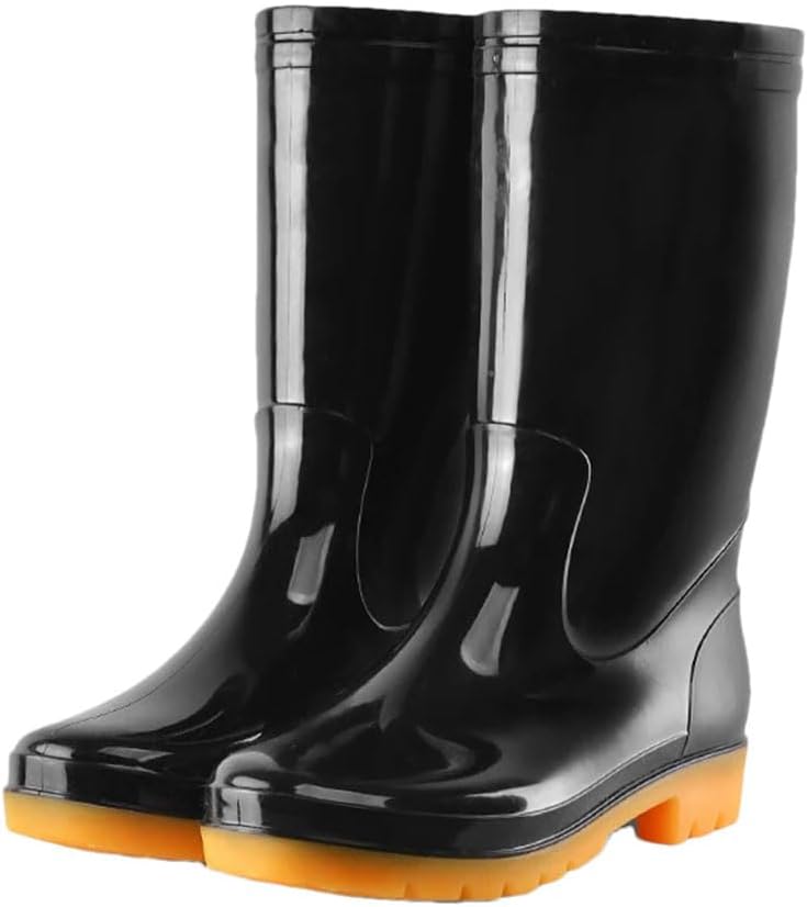 

Женские и мужские низкие и высокие резиновые сапоги с трубкой, водонепроницаемые рыбацкие сапоги, парные, противоскользящие водные обувь, для улицы, садовые и резиновые сапоги Generic, 807 Mid