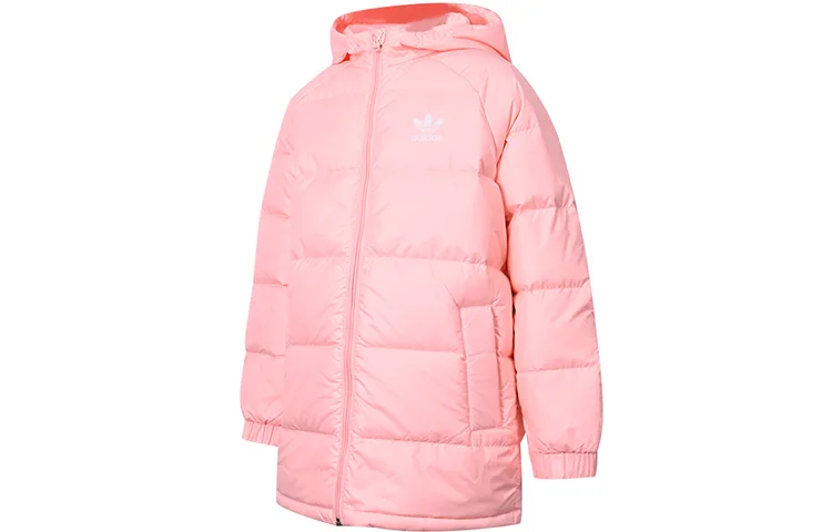 Adidas Пуховик Hazy Coral Powder для подростков