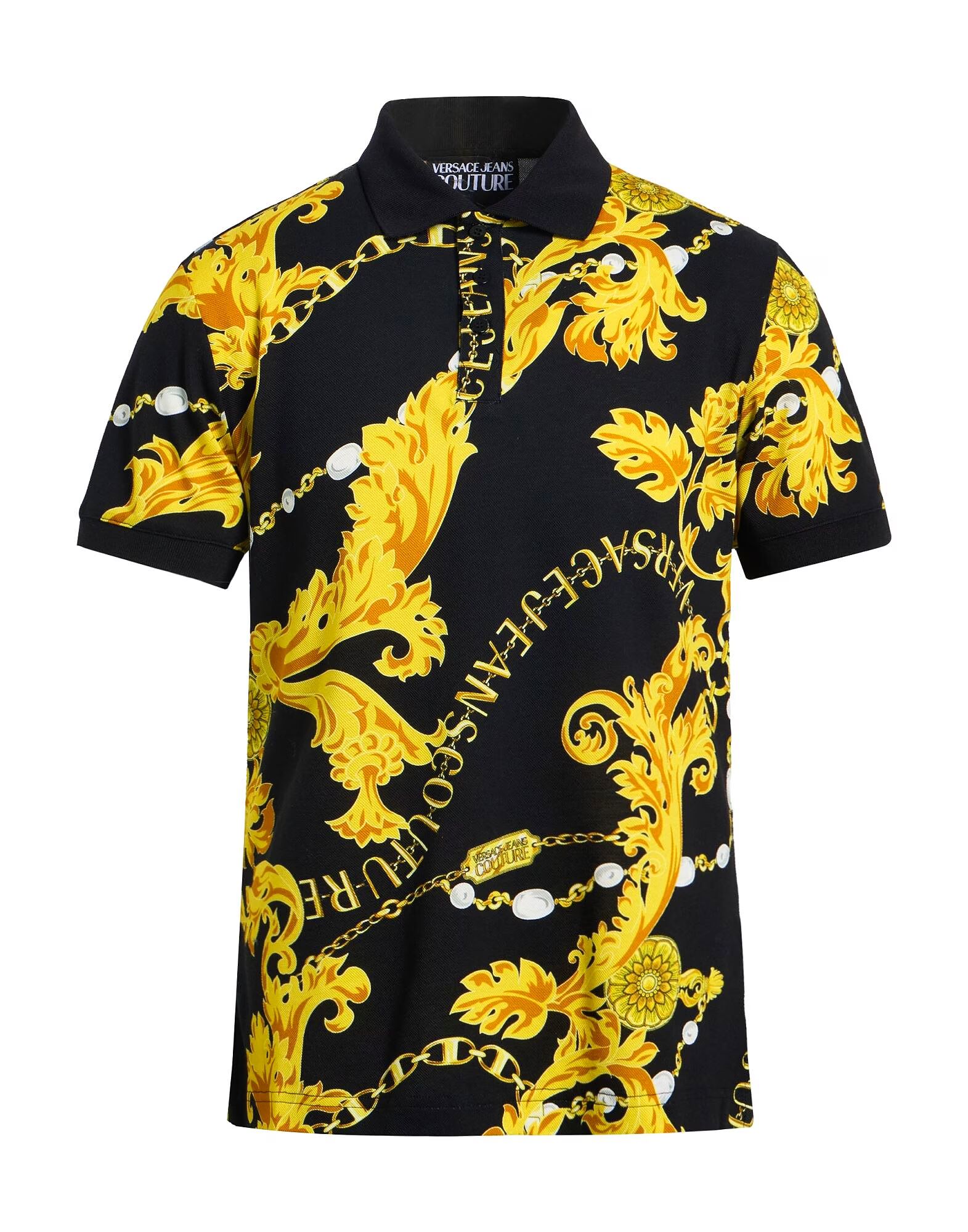

Рубашка поло Versace Jeans Couture, черный