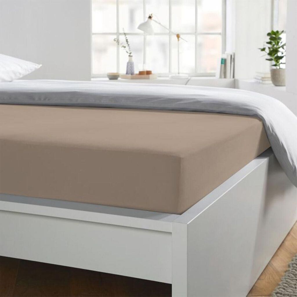 

Простыня Schlafgut Basic Jersey 90x190 - 100x200 см серо-коричневая, Коричневый, Простыня Schlafgut Basic Jersey 90x190 - 100x200 см серо-коричневая