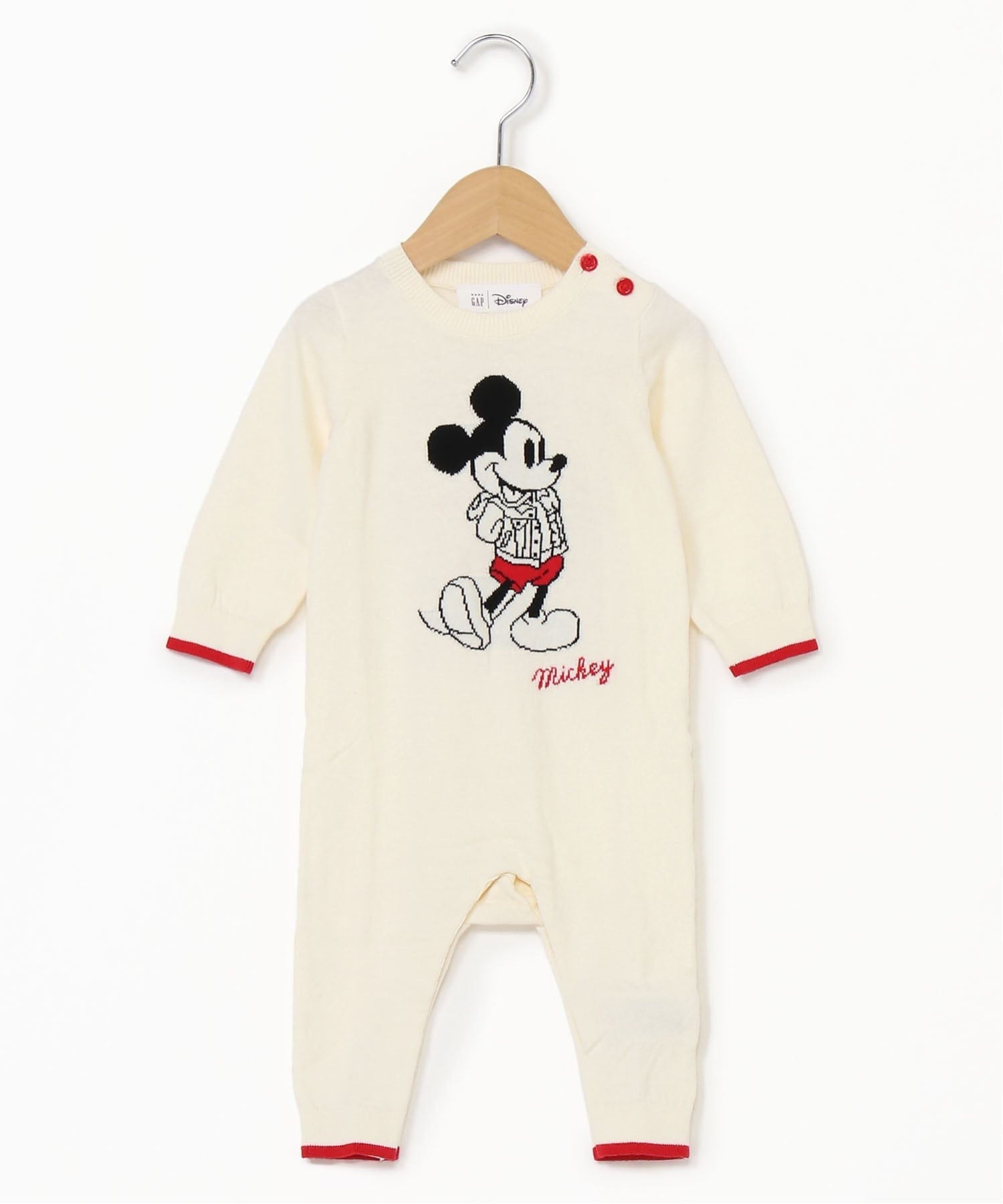 Вязаный комбинезон (K)Gap x Disney Детский Gap, IVORY_FROST — фото 4