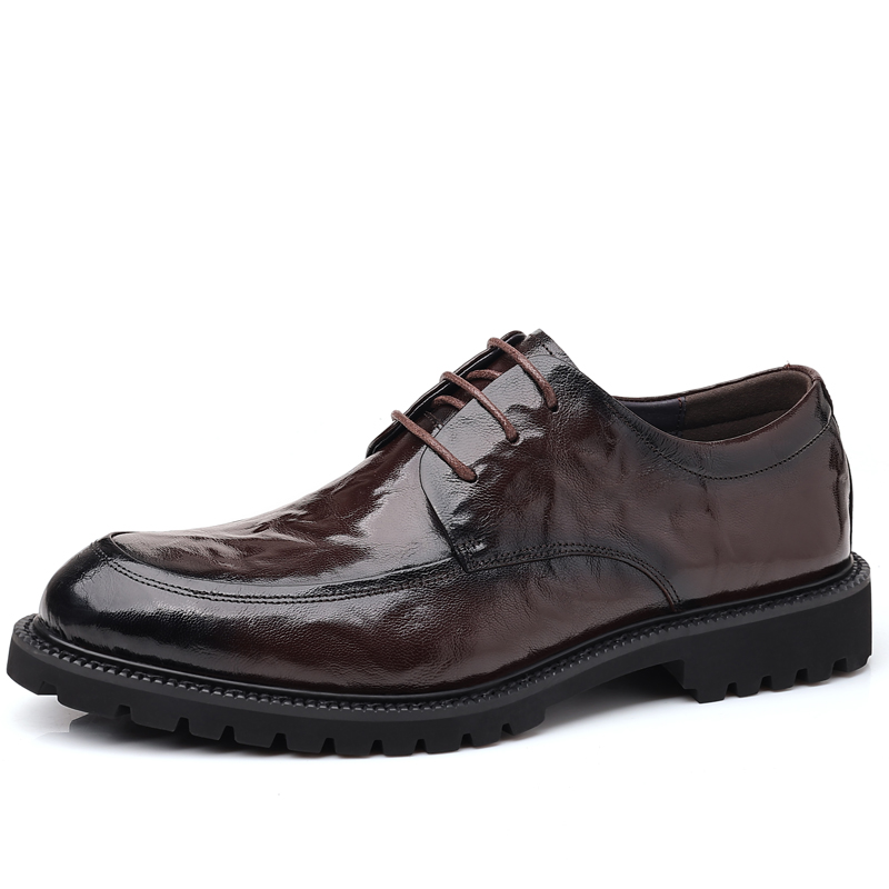 

Мужские туфли Modengpan черные коричневые низкие