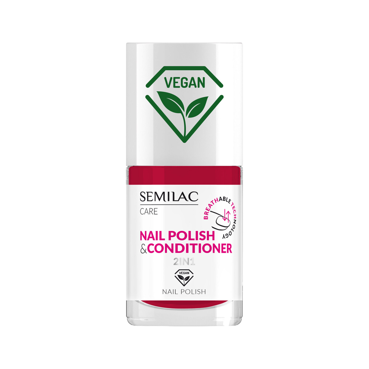 

Классический лак для ногтей с кондиционером 029 Semilac Vegan, 7 мл