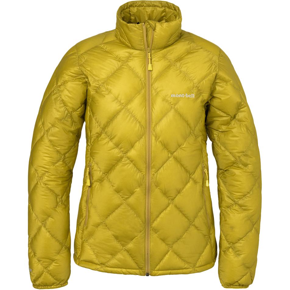 

Пуховик женский с воротником стойкой, легкий MONTBELL, bright желтый