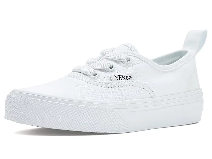 Кроссовки на эластичных шнурках Authentic Elastic Lace Vans Kids, True White