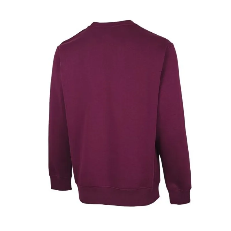 Nike Клубный свитшот мужской бордовый с круглым вырезом Moderate Regular — фото 3