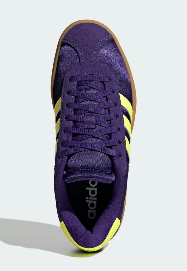 Vl court bold jq1875 унисекс кроссовки для ходьбы bliss Adidas Performance, Collegiate Purple Hi Res Yellow Silver Metallic — фото 3