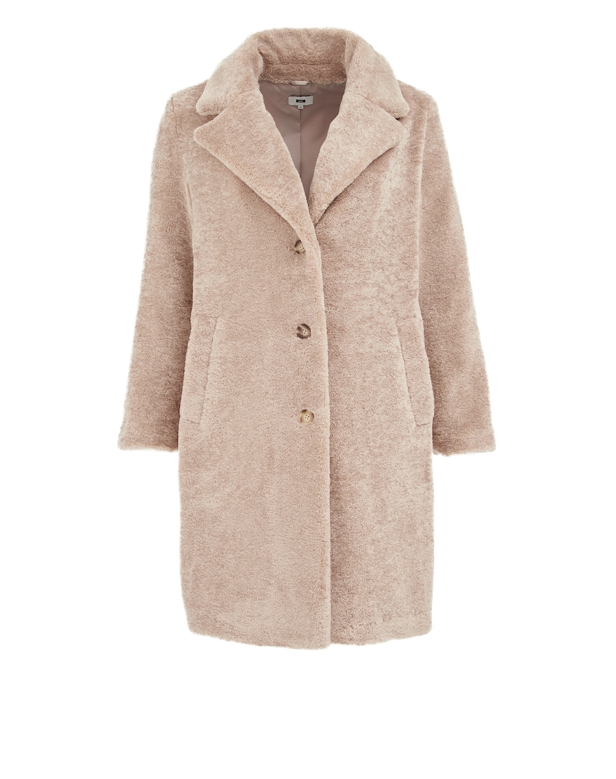 

Пальто межсезонное WE Fashion, бежевый