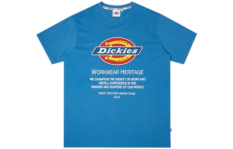 

Футболка унисекс синяя Dickies, синий