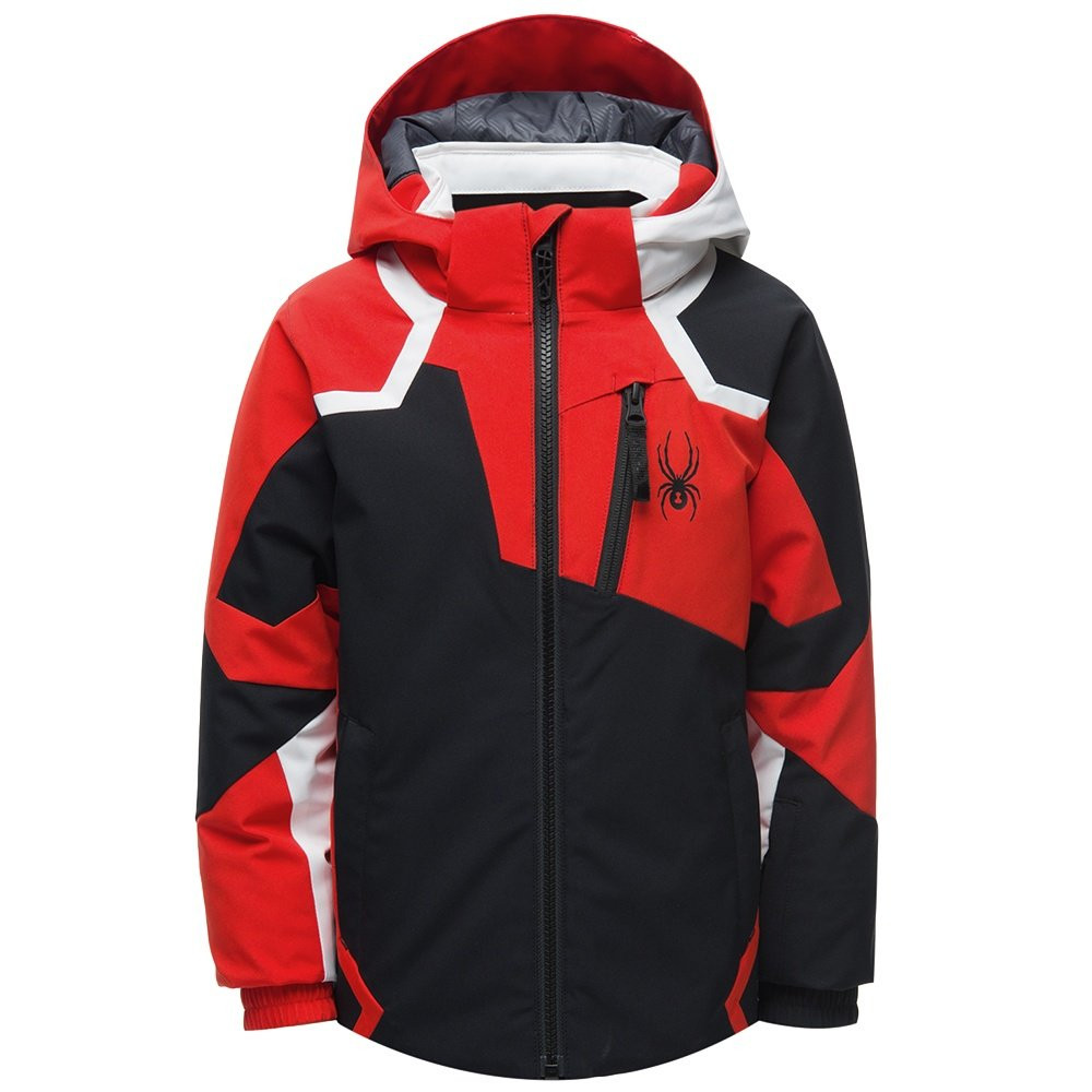 

Утепленная лыжная куртка Spyder Leader (для мальчиков) - Зима 2021 года, Black/Black